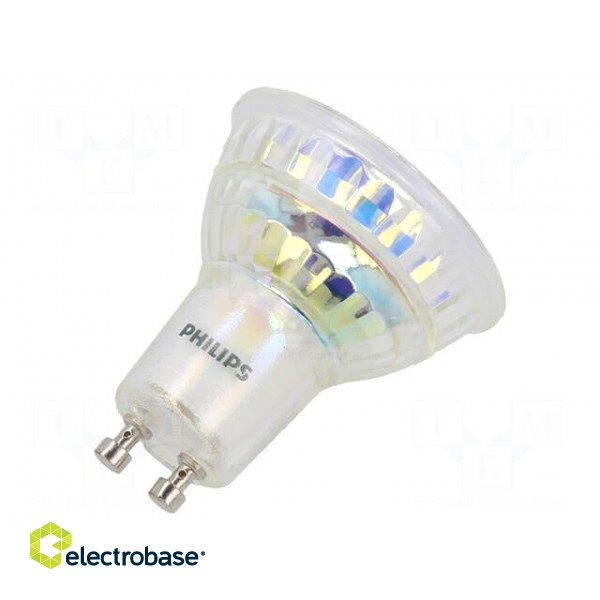 LED lamp | warm white | GU10 | 230VAC | 255lm | P: 3.5W | 36° | 2700K paveikslėlis 2