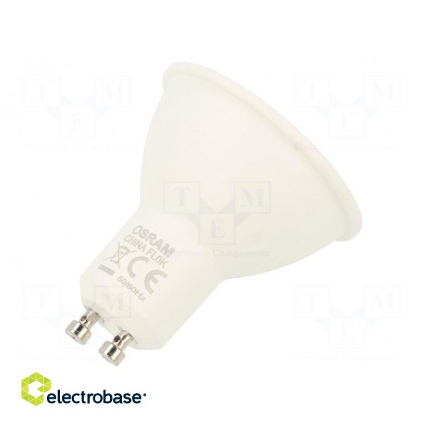 LED lamp | warm white | GU10 | 230VAC | 575lm | P: 6.5W | 2700K | CRImin: 80 paveikslėlis 2