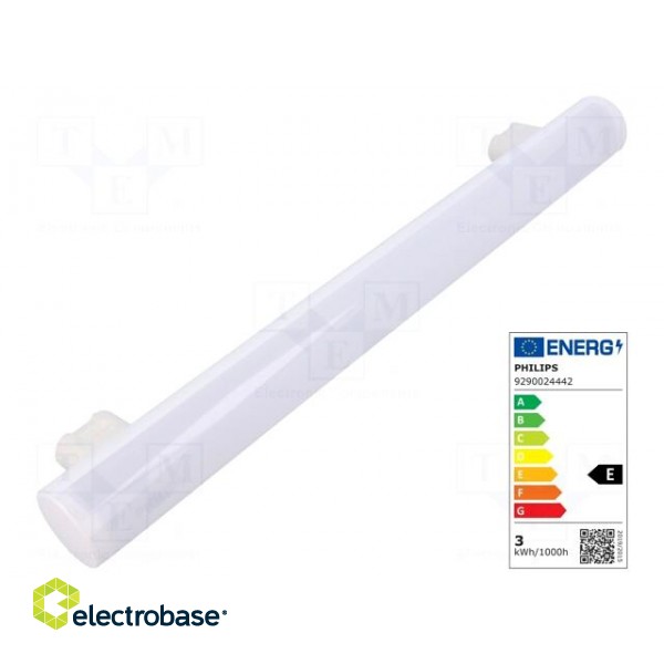 LED lamp | warm white | S14S | 230VAC | 250lm | P: 2.2W | 140° | 2700K image 1