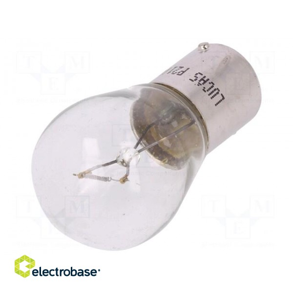 Filament lamp: automotive | BA15S SCC | transparent | 24V | 21W | LLB