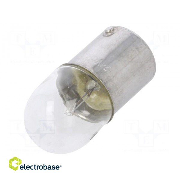 Filament lamp: automotive | BA15S | transparent | 24V | 5W | VISIONPRO