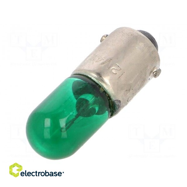 Filament lamp: automotive | BA9S | green | 12V | 4W | VISIONPRO