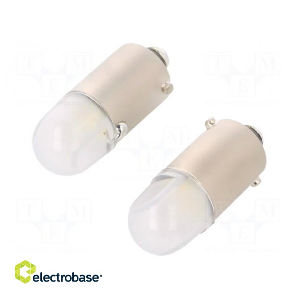 Filament lamp: automotive | BA9S | 12V | 1W | VISIONPRO LED | T4W | 6000K