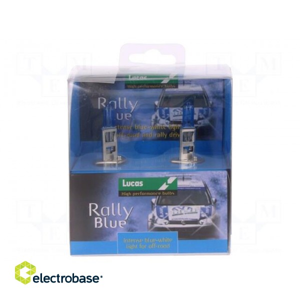 Filament lamp: automotive | P14,5s | dark blue | 12V | 100W | RALLY | H1 image 1
