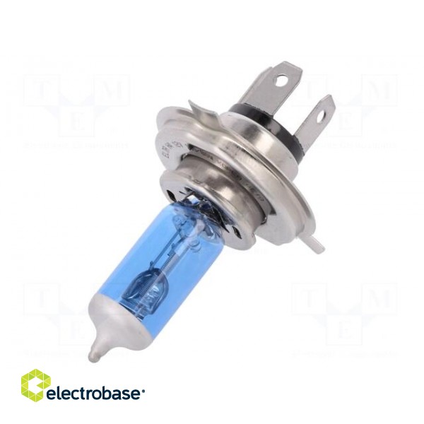Filament lamp: automotive | P43t | blue | 12V | 100/80W | H4 | two bulbs image 1