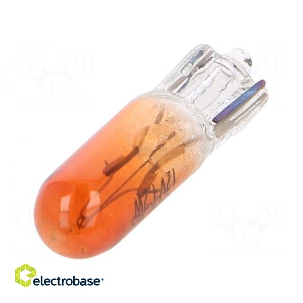 Filament lamp: automotive | W2x4.6d | orange | 12V | 1.2W | VISIONPRO