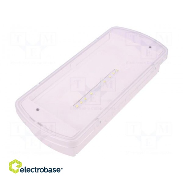 Lamp: LED emergency luminaire | IP42 | Colour: white | 3.2W | 230VAC image 1