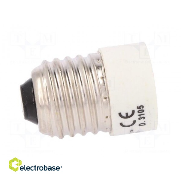 Lampholder: adapter | Body: white | Ø: 24mm | L: 42mm | for lamp image 7