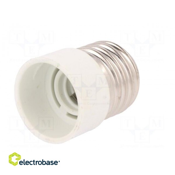 Lampholder: adapter | Body: white | Ø: 24mm | L: 42mm | for lamp image 2