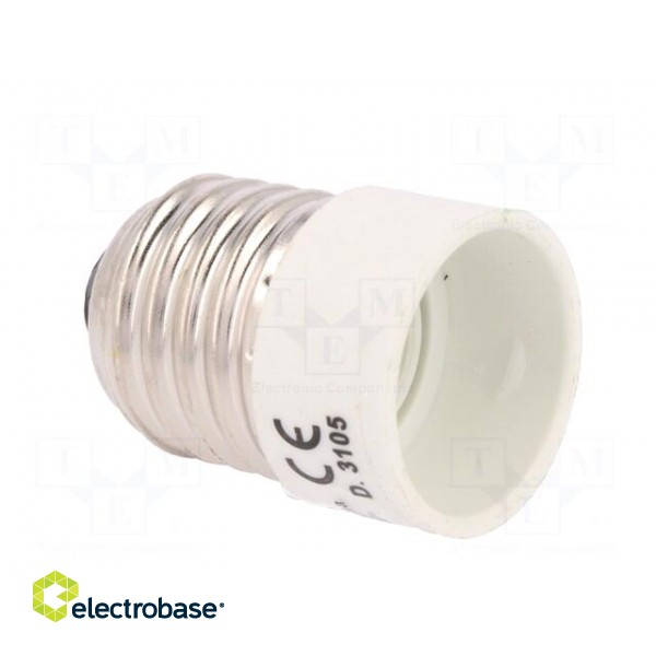 Lampholder: adapter | Body: white | Ø: 24mm | L: 42mm | for lamp image 8