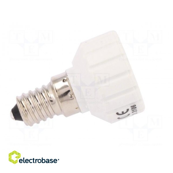 Lampholder: adapter | Body: white | Ø: 34mm | L: 54mm | for lamp image 7
