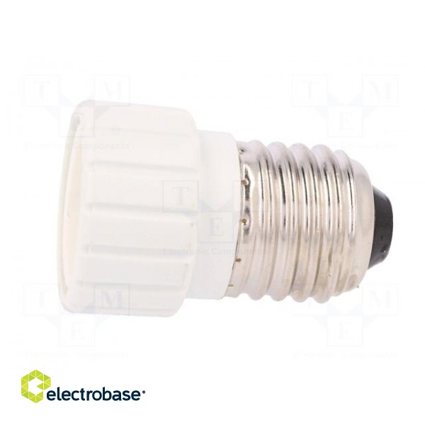 Lampholder: adapter | Body: white | Ø: 34mm | L: 54mm | for lamp image 3