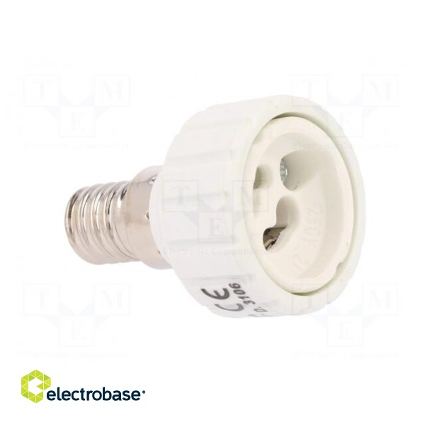 Lampholder: adapter | Body: white | Ø: 34mm | L: 54mm | for lamp image 8
