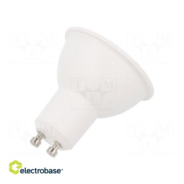 LED lamp | neutral white | GU10 | 230VAC | 400lm | P: 4.5W | 110° | 4000K paveikslėlis 2