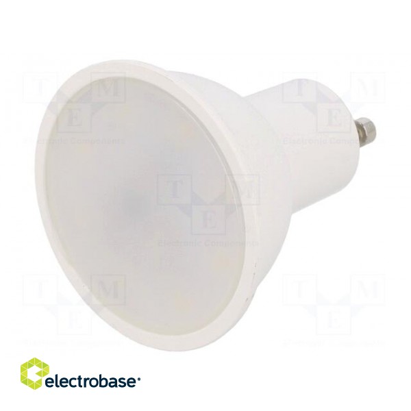 LED lamp | neutral white | GU10 | 230VAC | 400lm | P: 4.5W | 110° | 4000K paveikslėlis 1