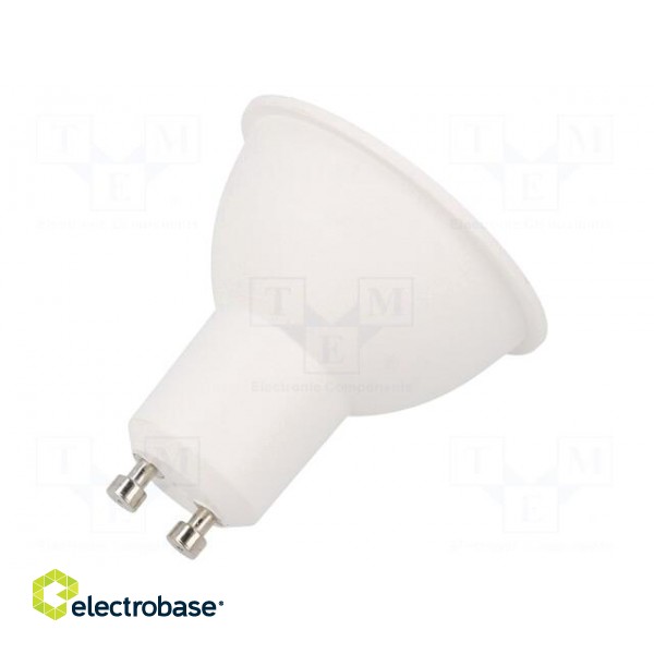 LED lamp | neutral white | GU10 | 230VAC | 400lm | P: 4.5W | 110° | 4000K paveikslėlis 3
