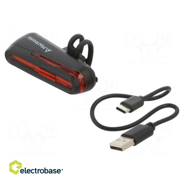 Torch: LED bike torch | 2.5h | 20lm | IPX4 | RED LINE 2.0