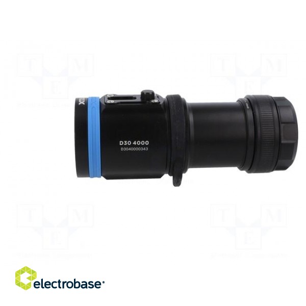 Torch: LED diving | L: 149.8mm | 1000lm,2000lm,4000lm | Ø: 59mm | IPX8 image 4