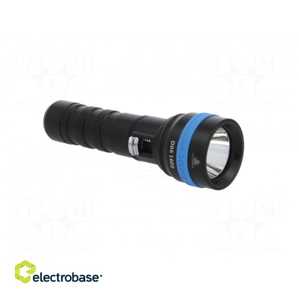 Torch: LED diving | L: 152mm | 10/1600lm | Ø: 29÷45mm | IPX8 image 9