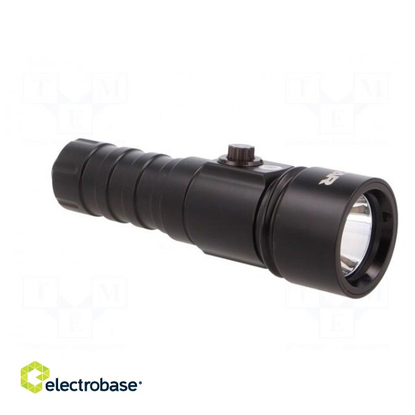 Torch: LED diving | L: 155mm | 60/200/600/1100lm | Ø: 46mm | IPX8 | 6000K фото 9