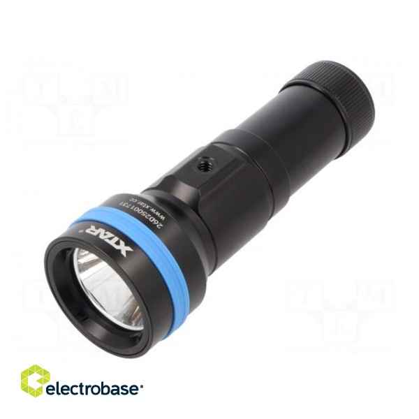 Torch: LED diving | L: 165.6mm | 30lm,700lm,1400lm,2500lm | Ø: 54mm image 3