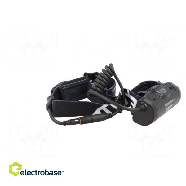 Torch: LED headtorch | 400lm | 95x32x35mm | Colour: black | 3W paveikslėlis 7