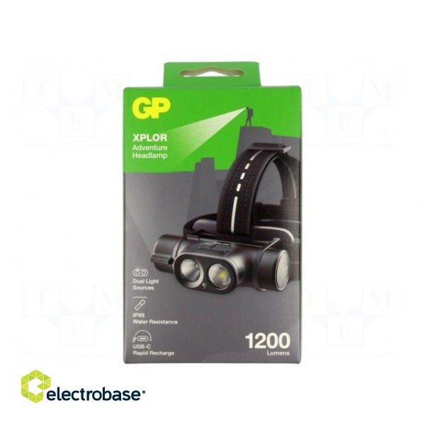Torch: LED headtorch | 40lm,150lm,500lm,800lm | IPX8 | XPLOR