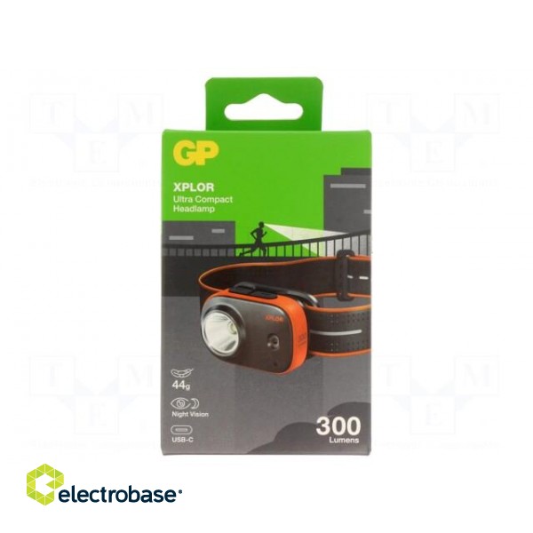 Torch: LED headtorch | 5lm,40lm,170lm,300lm | IPX6 | XPLOR
