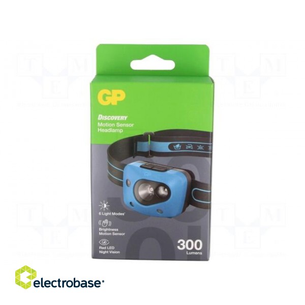 Torch: LED headtorch | waterproof | 35lm,300lm | IPX4