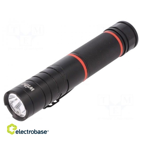 Torch: LED | L: 152mm | 100÷310lm | Ø: 30mm | Colour: black | IP54 image 3