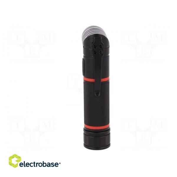 Torch: LED | L: 152mm | 100÷310lm | Ø: 30mm | Colour: black | IP54 paveikslėlis 8