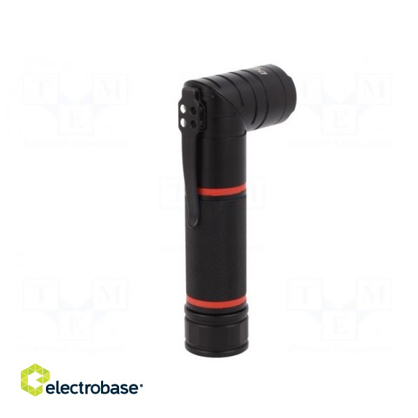 Torch: LED | L: 152mm | 100÷310lm | Ø: 30mm | Colour: black | IP54 image 9