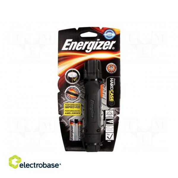 Torch: LED | waterproof | No.of diodes: 1 | 300lm | set of batteries image 1