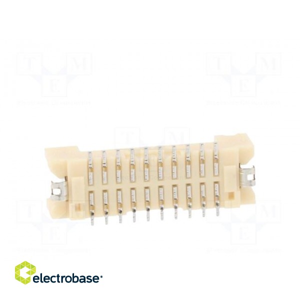 Socket | wire-board | male | DF13 | 1.25mm | PIN: 20 | SMT | on PCBs image 5