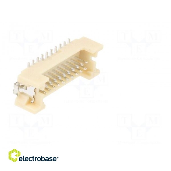 Socket | wire-board | male | DF13 | 1.25mm | PIN: 20 | SMT | on PCBs image 8