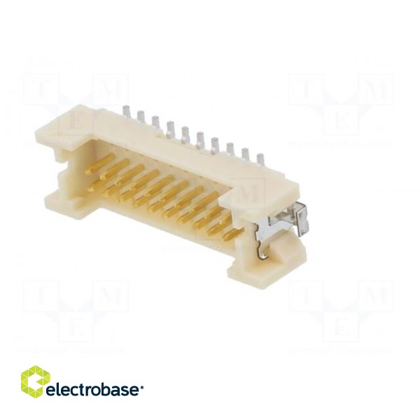 Socket | wire-board | male | DF13 | 1.25mm | PIN: 20 | SMT | on PCBs фото 2