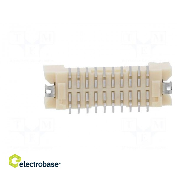 Socket | wire-board | male | DF13 | 1.25mm | PIN: 20 | SMT | on PCBs фото 5