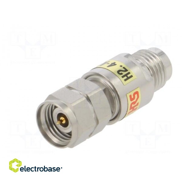 Transition: attenuator | 2.4mm-AT | straight | for cable | 50Ω | 50GHz image 2