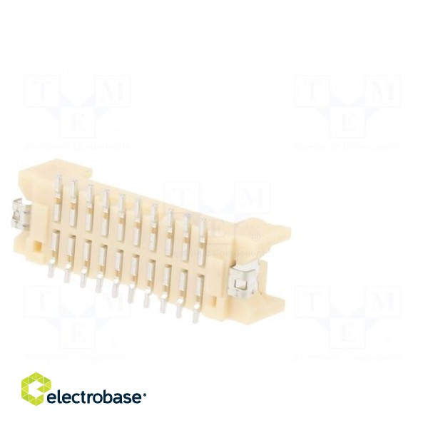 Socket | wire-board | male | DF13 | 1.25mm | PIN: 20 | SMT | on PCBs image 6