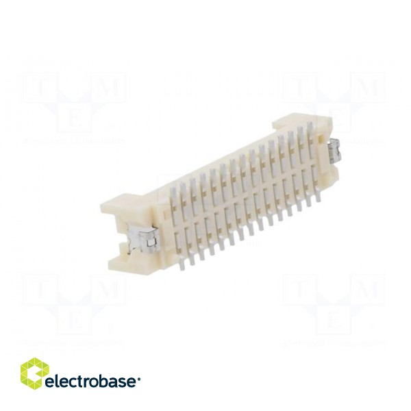 Socket | wire-board | male | DF13 | 1.25mm | PIN: 30 | SMT | on PCBs paveikslėlis 4
