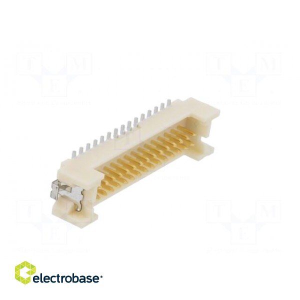 Socket | wire-board | male | DF13 | 1.25mm | PIN: 30 | SMT | on PCBs image 8