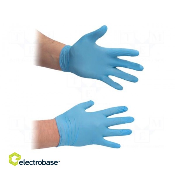 Protective gloves | ESD | L | 50set | Application: cleanroom | nitryl