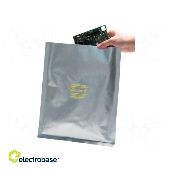 Protection bag | ESD | L: 406mm | W: 203mm | Thk: 106um | 
