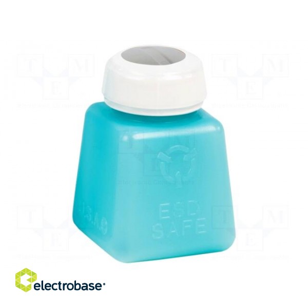 Tool: dosing bottles | blue (bright) | polyetylene | 110ml | ESD фото 1