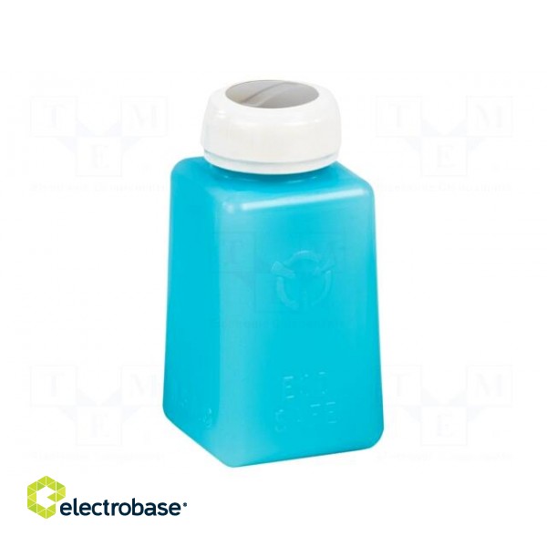 Tool: dosing bottles | blue (bright) | polyetylene | 180ml | ESD