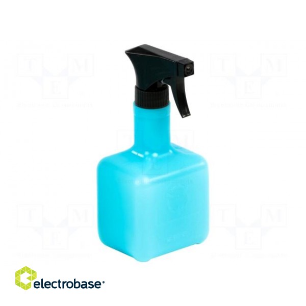 Tool: dosing bottles | blue (bright) | polyetylene | 450ml | ESD фото 1