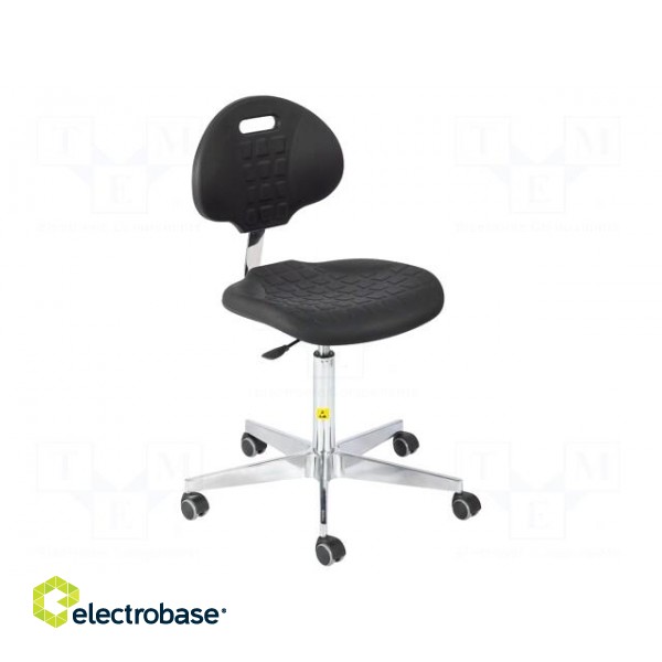 Chair | ESD | Seat dim: 470x440mm | Back dim: 420x320mm | 550÷730mm