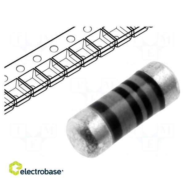 Resistor: thin film | SMD | 0204 minimelf | 39kΩ | 0.4W | ±1% | -55÷155°C