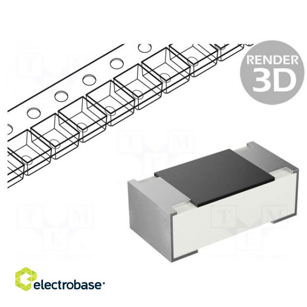 Resistor: thick film; SMD; 0402; 332kΩ; 63mW; ±1%; -55÷155°C