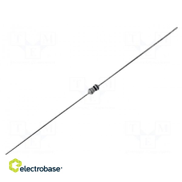 Resistor: carbon film | THT | 1.5kΩ | 0.25W | ±5% | Ø1.85x3.5mm | axial